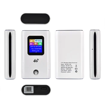 Mobilus Wifi Maršrutizatorius, 6000mAh Portable 3G 4G Lte Maršrutizatorių 150Mbps Wireless Lauko Kišenėje Wifi Hotspot Su Sim Kortelės Lizdas