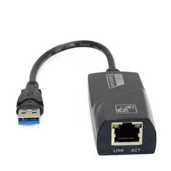 Atnaujinti Tinklo Ryšio Spartos Tinklo plokštė Išorės Nemokamai Ratai USB 3.0, LAN, USB Į RJ45 NIC RTL8153 Chip Greitas Pristatymas