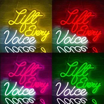 Gyvenime Kiekvienas Balsas Neoninis Ženklas Miegamasis Desertas Parduotuvė Prom Šalis, Baras, Klubas, LED Neon light Asmeninį 