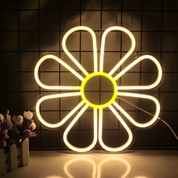 Wanxing Gėlių Neoninis Ženklas Neon LED Šviesos Užsakymą Estetinės Vestuvių Gyvenimo Miegamųjų Namo Šalis, Paauglių Kambario Parduotuvė Sienų Apdaila Šviesus